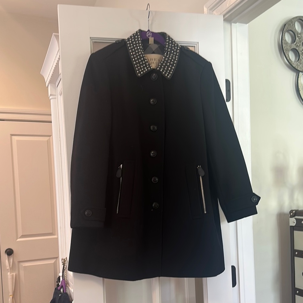 Burberry Studded Women's Wool Coat
